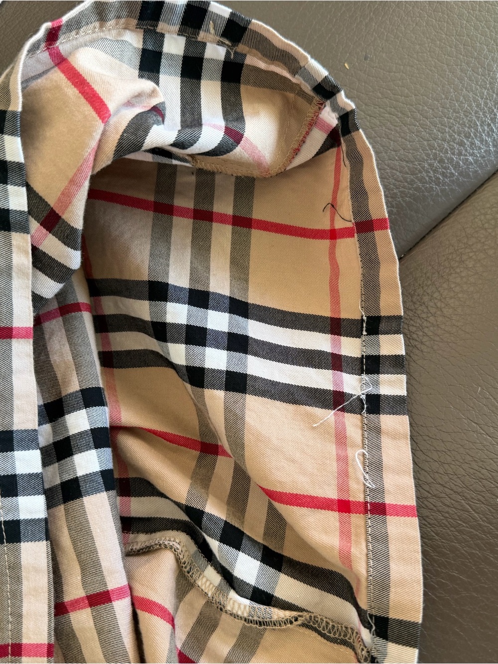 Fabulous Burberry Plaid Kids Dress with White Peter Pan Collar - Picture 3 of 9